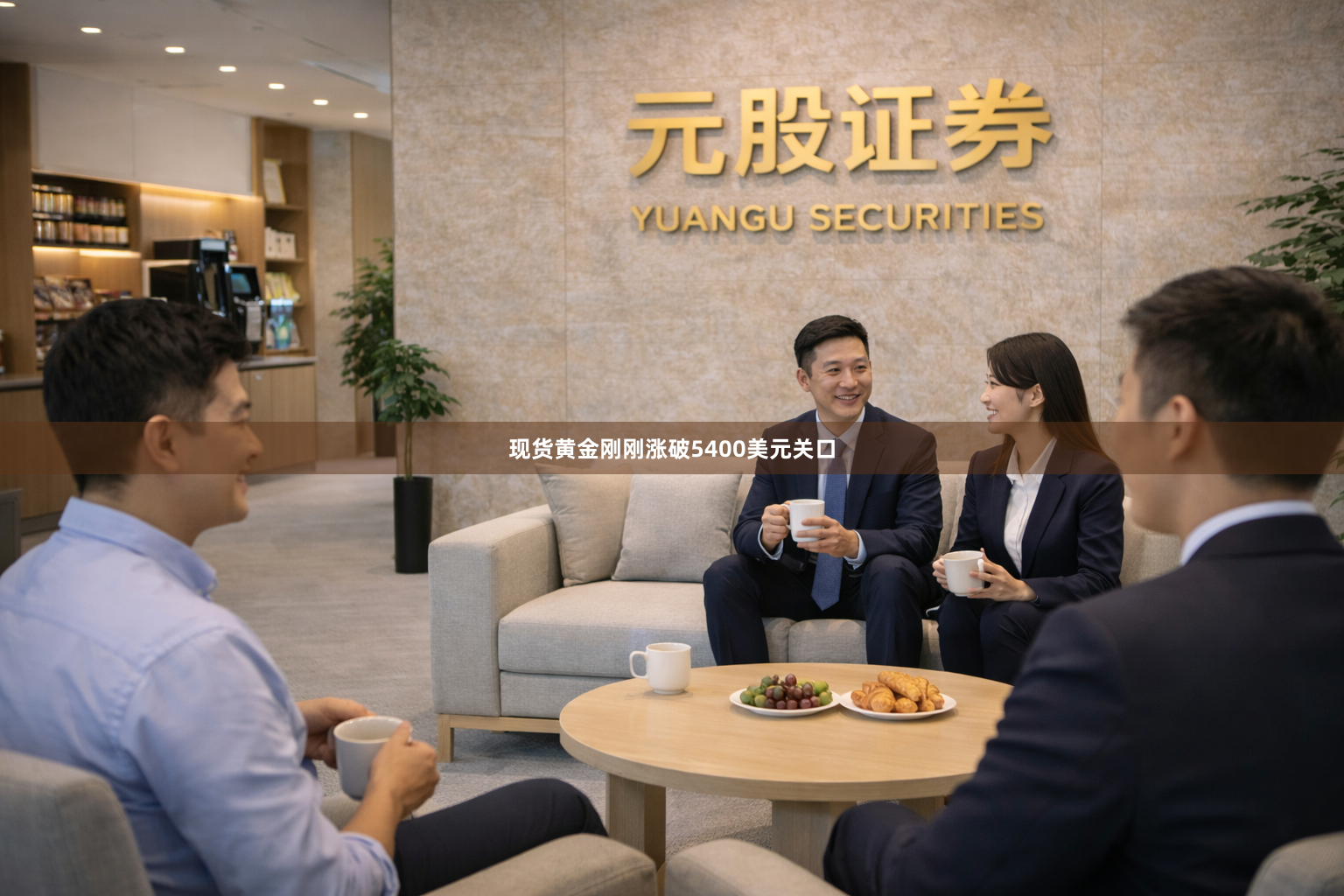 现货黄金刚刚涨破5400美元关口