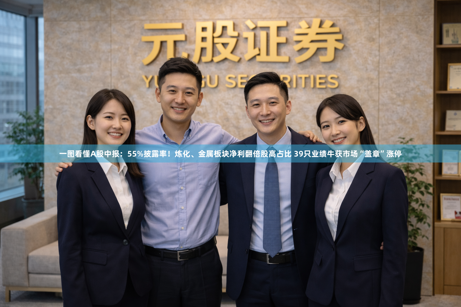 一图看懂A股中报：55%披露率！炼化、金属板块净利翻倍股高占比 39只业绩牛获市场“盖章”涨停